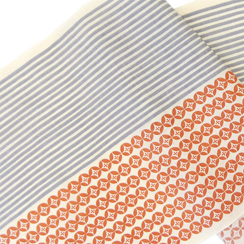 Tenugui "Hana to Shima Orange Off"