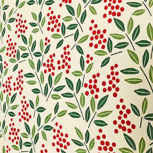 Furoshiki "Nanten zukushi Aka" (klein)