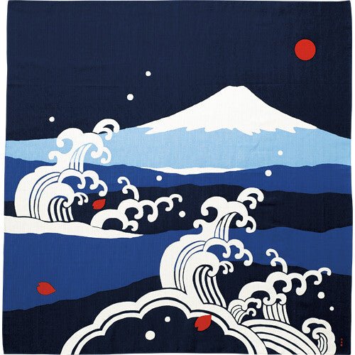 Furoshiki „Fujisan to Ōnami Kon" (groß) - Japan Essence