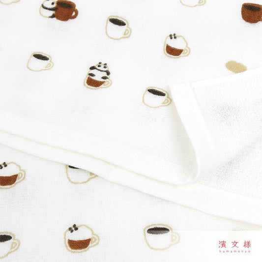 Wa - taoru "Panda Cappuccino" - Japan Essence