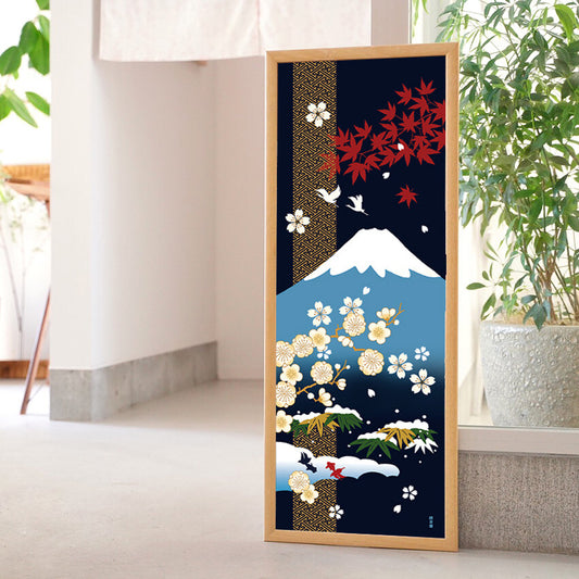 Tenugui Shiki Fujisan Hamamonyo – Tenugui, 100 % Baumwolle, Made in Japan