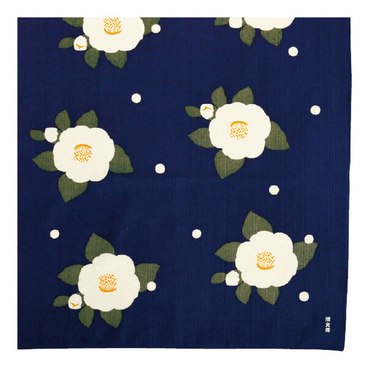 Furoshiki „Tsubaki to Yukidama" – Detail 2