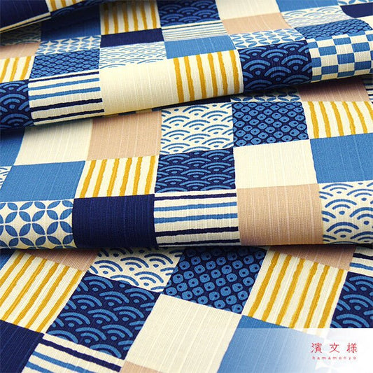 Furoshiki „Ichimatsu Komon Asobi" (groß) - Japan Essence