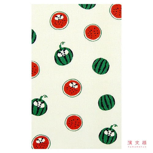 Tenugui Suika Daruma Hamamonyo – Tenugui, 100 % Baumwolle, Made in Japan