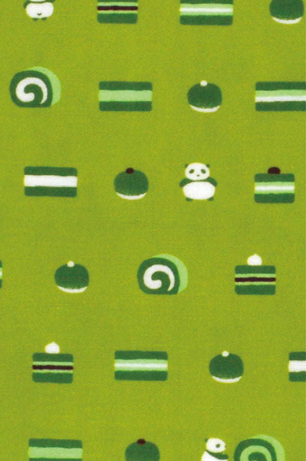 Tenugui Omatcha Gashi Hamamonyo – Tenugui, 100 % Baumwolle, Made in Japan