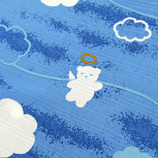 Furoshiki „Kuma Kumo Tenshi" – Detail 2