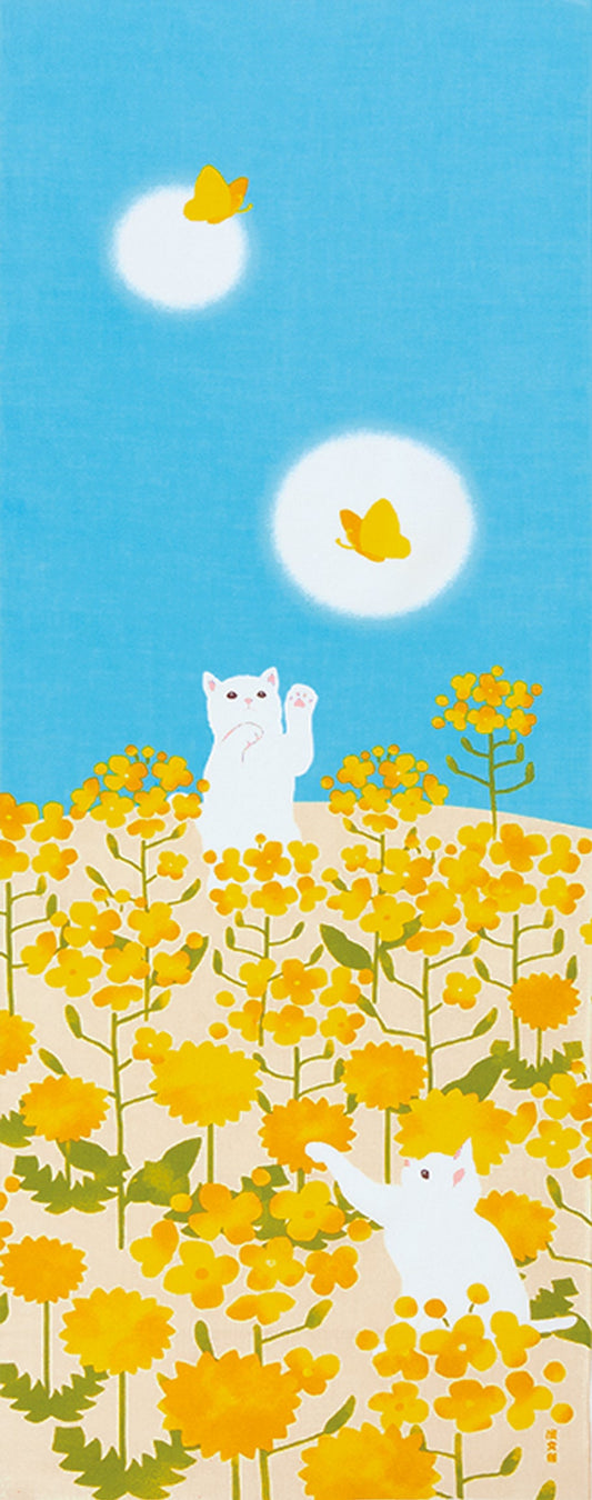 Tenugui der Woche: Frühlingsspiel mit dem „Haru to Asobu“