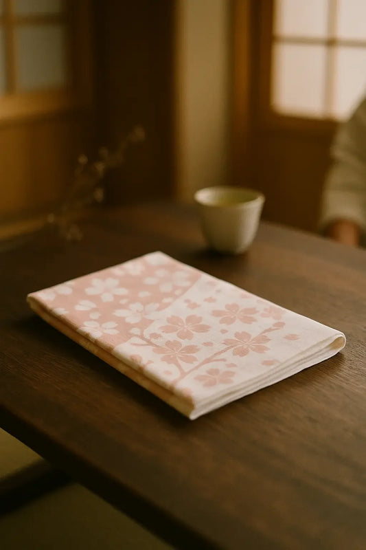 Baumwolle, Wasser, Farbe: Wie ein Tenugui entsteht