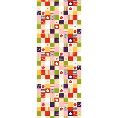 Tenugui "Irodori Ichimatsu Beige"