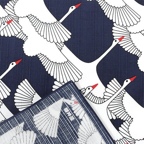 Furoshiki „Shukuzuru“ – Detailansicht 3, HAMAMONYO