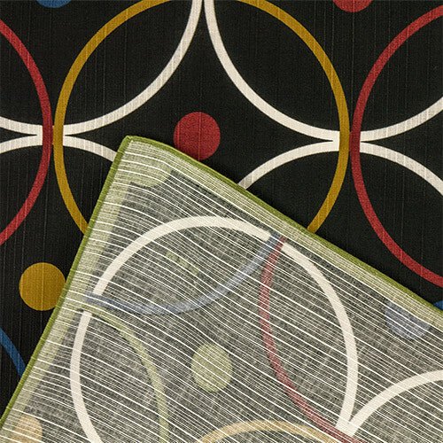 Furoshiki "Hama Shippou Kuro" (groß) - Japan Essence