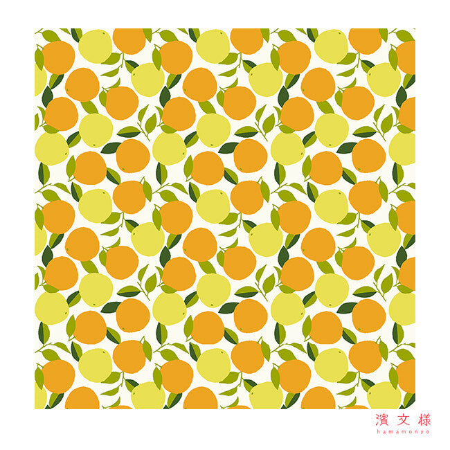 Furoshiki „Citrus Leaf Off