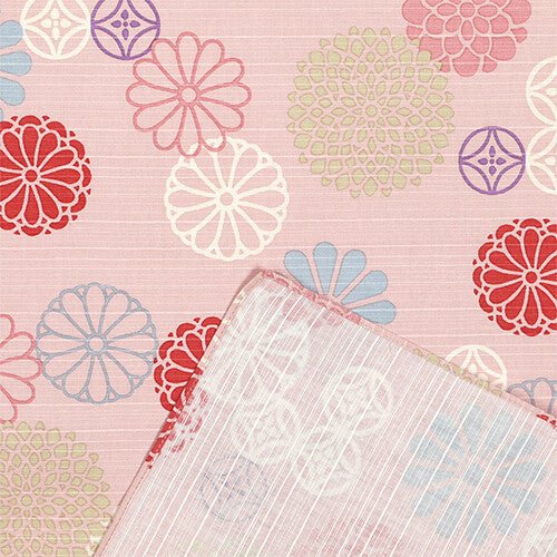 Furoshiki „Shippō Himegiku Pink" (groß) - Japan Essence
