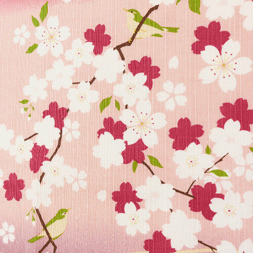 Furoshiki "Sakura ni Uguisu" (klein)