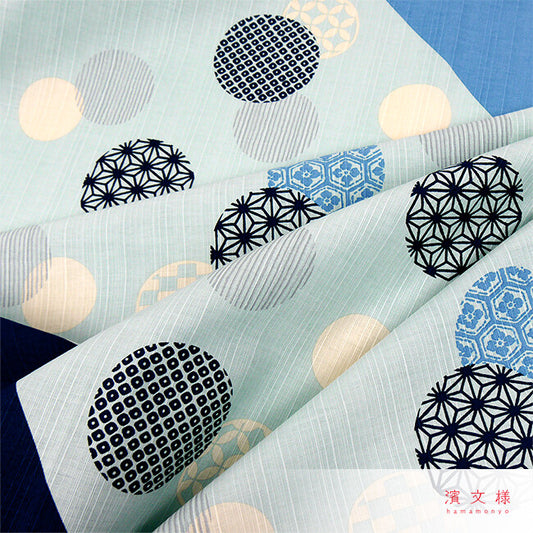 Furoshiki „Mizutama Wa-Komon" – Detail 2
