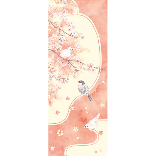 Tenugui "Sakura to Buncho"