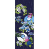 Tenugui Samidare Ni Ajisai Hamamonyo – Tenugui, 100 % Baumwolle, Made in Japan