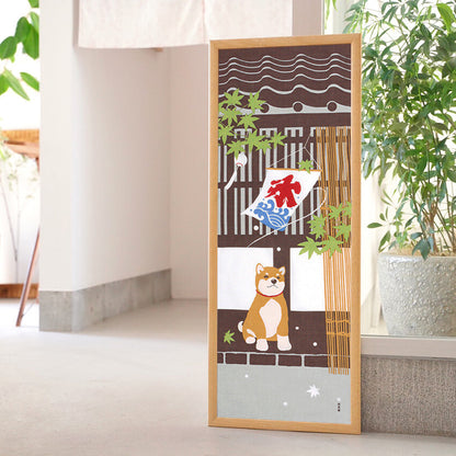 Tenugui Suzumi Mameshiba Hamamonyo – Tenugui, 100 % Baumwolle, Made in Japan