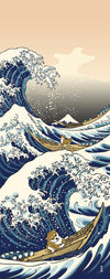 Tenugui Mameshiba Welle Hamamonyo – Tenugui, 100 % Baumwolle, Made in Japan