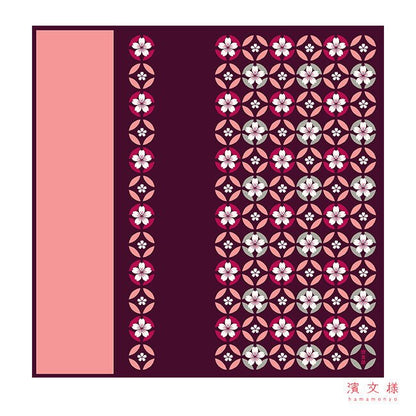 Furoshiki "Shippou Zakura" (klein) - Japan Essence