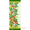 Tenugui Suzunari Puchi Tomato Hamamonyo – Tenugui, 100 % Baumwolle, Made in Japan