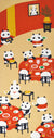 Tenugui Panda Chuka Hanten Hamamonyo – Tenugui, 100 % Baumwolle, Made in Japan