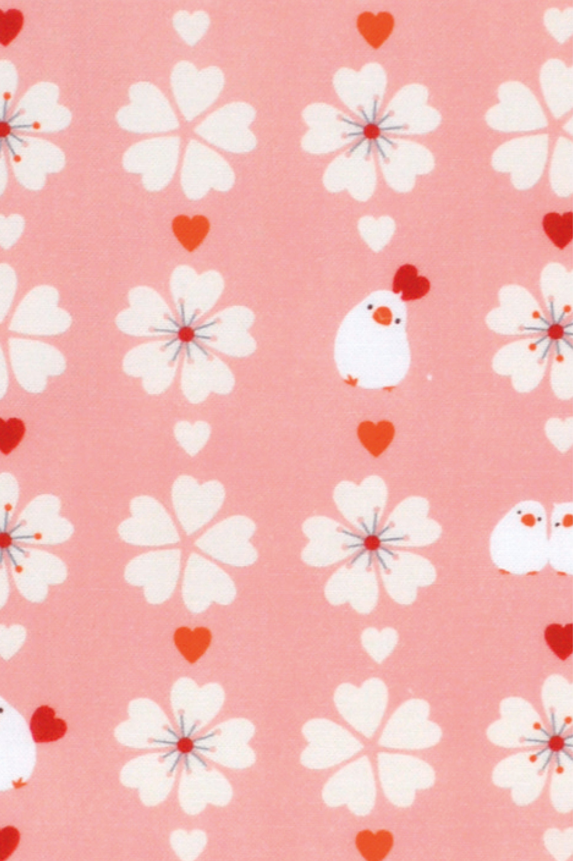 Tenugui Sakura Buncho Hamamonyo – Tenugui, 100 % Baumwolle, Made in Japan