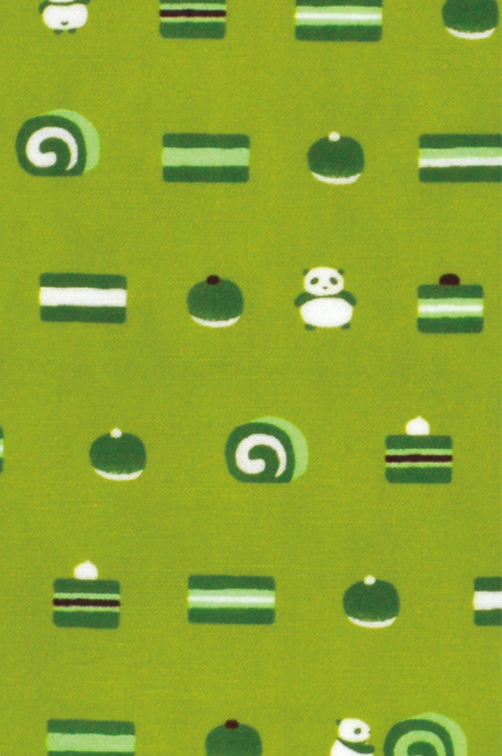 Tenugui Omatcha Gashi Hamamonyo – Tenugui, 100 % Baumwolle, Made in Japan