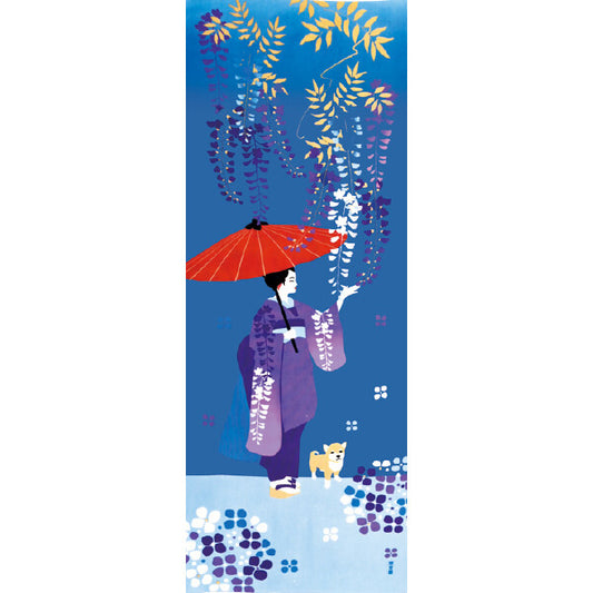 Tenugui "Fujibana Maiko"