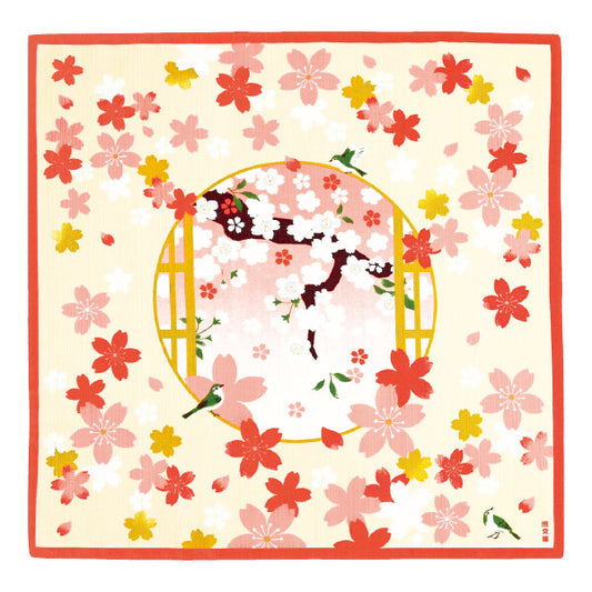 Furoshiki "Maizakura to Uguisu" (klein)