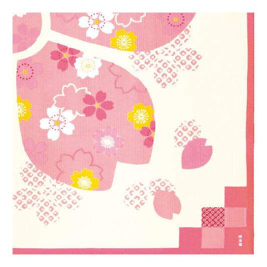 Furoshiki „Ichimatsu ni Sakura Nadeshiko" – Detail 2