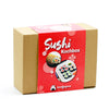 Sushi Kochset, 8-teilige DIY Sushi Box für 5 leckere Rezepte: Maki, Nigiri, Inside Out u.v.m., mit Sushi Kochbuch + Bambusmatte, inkl. Sushi Reis, Nori Algen, Sojasauce & Wasabi