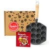 1mal1japan Takoyaki Kochset für japanische Oktopusbällchen (für 8 Portionen, 6-teiliges DIY Takoyaki Box, inkl. Anleitung), Geschenkidee (Takoyaki Kochbox)