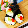 Sushi Kochset, 8-teilige DIY Sushi Box für 5 leckere Rezepte: Maki, Nigiri, Inside Out u.v.m., mit Sushi Kochbuch + Bambusmatte, inkl. Sushi Reis, Nori Algen, Sojasauce & Wasabi