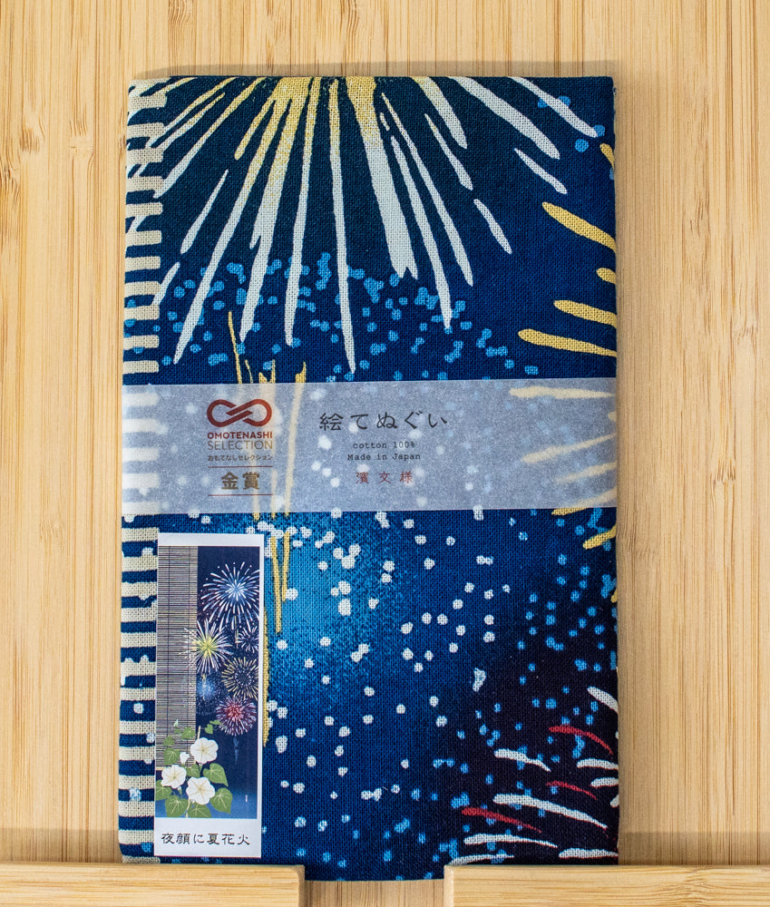 Tenugui „Yogao ni Natsu Hanabi“