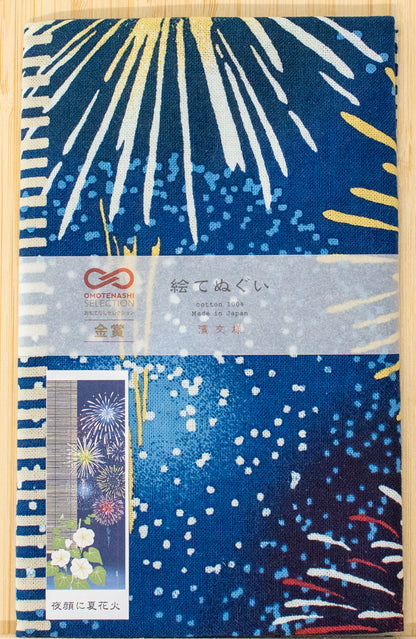 Tenugui „Yogao ni Natsu Hanabi“