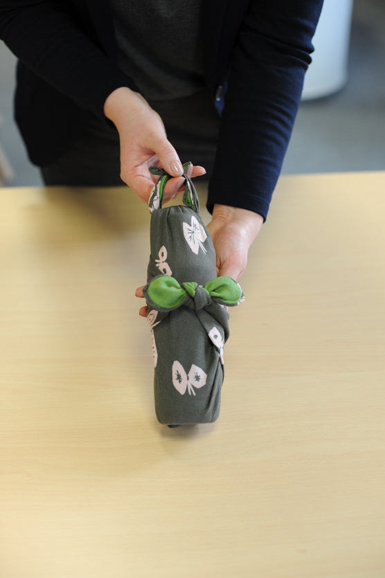 Furoshiki als Geschenksverpackung